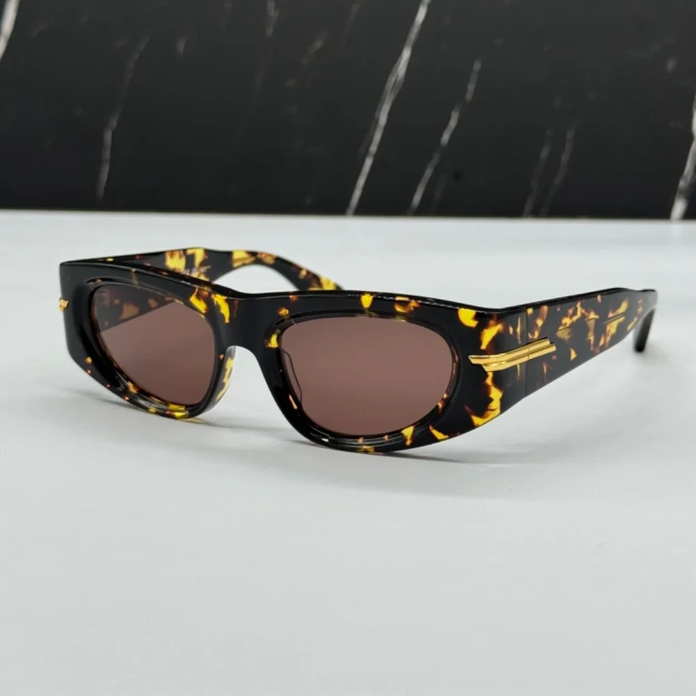 NEW BV1144S 002 BOTTEGA VENETA BROWN HAVANA CAT EYE WOMEN SUNGLASSES